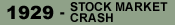 1929 - Stock market crash